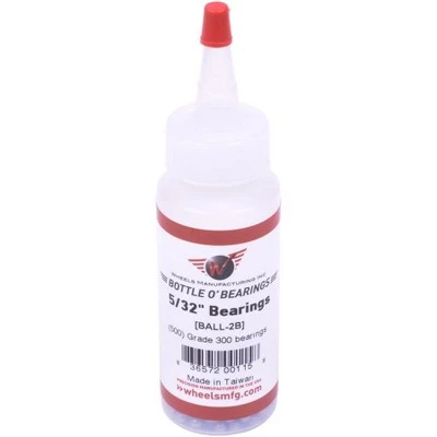 Wheels Manufacturing Loose Ball Bearing: Grade 300 5/32" Bottle of 500