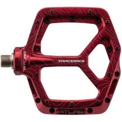 RaceFace Atlas Pedals - Platform, Aluminum, 9/16", Red