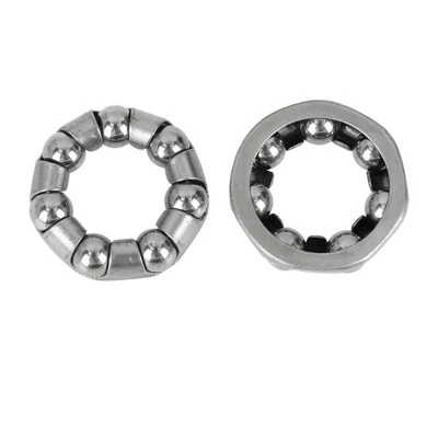 X AUTOHAUX 1 Set 9.5mm Bike Rear Solid Axle with 6mm Ball Bearings for Road Bicycle Black - Image 4