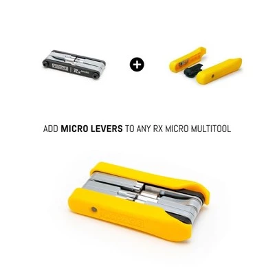 Pedro's Micro Lever Pair Black Plastic With Integrated Quick Link Storage - Image 2