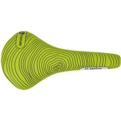 Smanie N.Spire Saddle - Chromoly, Microfiber Green, 136
