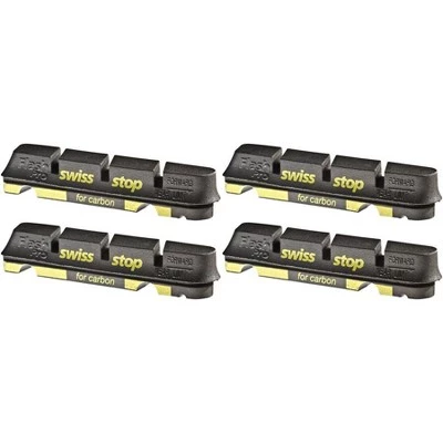 SwissStop FlashPro SRAM or Shimano Rim Brake Inserts for Carbon Rims Set of 4