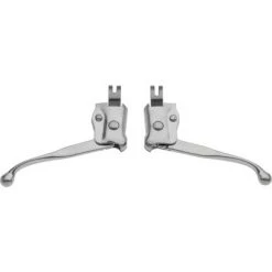 Velo Orange City Brake Levers 23.8mm Flat Bar Classic Pair Silver