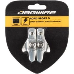 Jagwire Road Sport S Brake Pads SRAM or Shimano Compatible Silver Power Compound