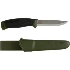 Morakniv Companion Fixed Blade Knife: Green/Black