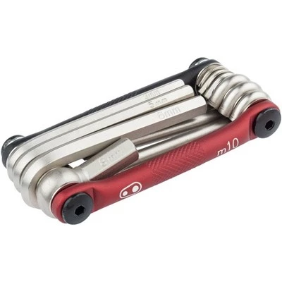 Crank Brothers Multi 10 Bike Multi-Tool - Black/Red