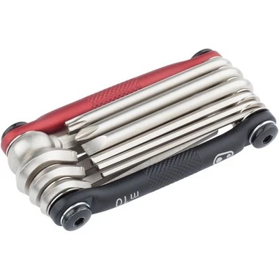 Crank Brothers Multi 10 Bike Multi-Tool - Black/Red - Image 2