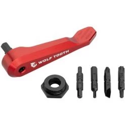 Wolf Tooth Axe Handle Multi-Tool - Red | Minimalist, Lightweight