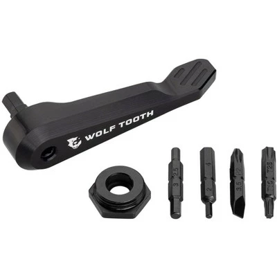 Wolf Tooth Axe Handle Multi-Tool - Black | Minimalist, Lightweight