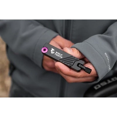 Wolf Tooth 6-Bit Hex Wrench - Multi-Tool, Red | ED-Coated Corrosion-Resistant