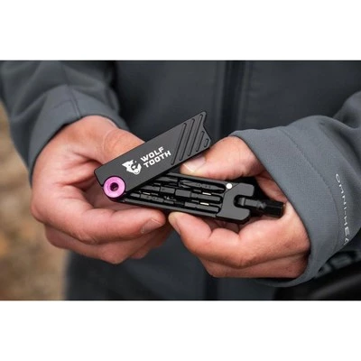 Wolf Tooth 6-Bit Hex Wrench - Multi-Tool, Red | ED-Coated Corrosion-Resistant - Image 2