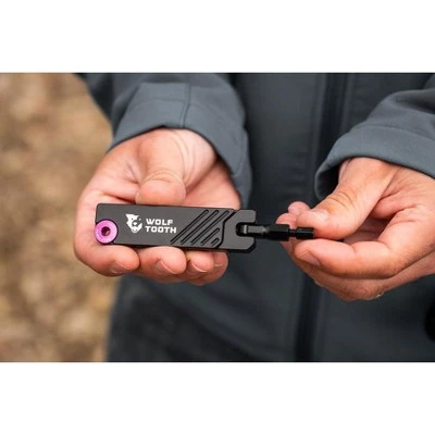 Wolf Tooth 6-Bit Hex Wrench - Multi-Tool, Red | ED-Coated Corrosion-Resistant - Image 3