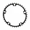 Origin8 Alloy Non-Ramped Chainrings 39T Non Ramped 130mm 5-bolt Black/Silver
