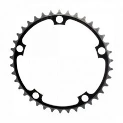 Origin8 Alloy Non-Ramped Chainrings 39T Non Ramped 130mm 5-bolt Black/Silver