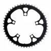 Origin8 Alloy Chainring 50T Ramped/Pinned 110mm 5-bolt Black/Silver