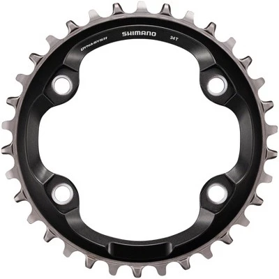 Shimano XT SM-CRM80 Chainring - Tooth Count: 34 Chainring BCD: 96 Shimano Asymmetric