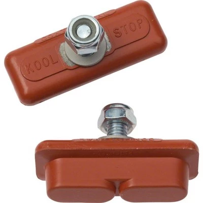 Kool-Stop Continental Pads Salmon Compound Fot Caliper Style Brakes One Piece
