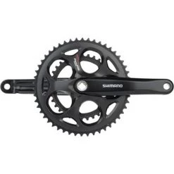 Shimano Tourney FC-A070 Crankset - 170mm,7/8-Speed, 50/34t,Riveted,Square Taper