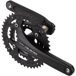 Shimano Alivio FC-T4010 Crankset - 170mm, 9-Speed, 48/36/26t, 104/64 BCD, Shimano Octalink V2 Spindle Interface, Black