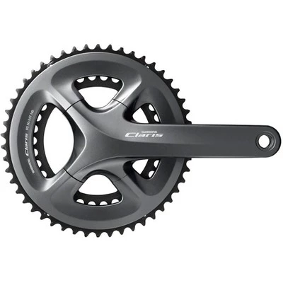 Shimano Claris FC-R2000 Crankset - 165mm, 8-Speed, 50/34t,110 BCD,Hollowtech II