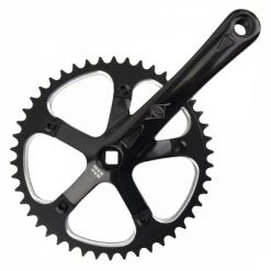 Origin8 Track/SS Crankset 165x46 103mm JIS Square Taper BLK/BLK