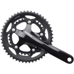 Shimano Tiagra FC-R460 Crankset - 175mm, 10-Speed, 48/34t, 110 BCD, Hollowtech II Spindle Interface, Black