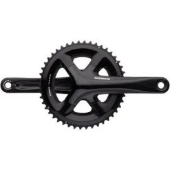 Shimano RS510 Crankset - 172.5mm, 11-Speed, 46/36t, 110 BCD, Hollowtech II Spindle Interface, Black