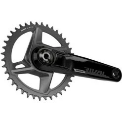 SRAM Rival 1 AXS Wide Crankset - 172.5mm, 12-Speed, 40t, 8-Bolt Direct Mount, DUB Spindle Interface, Black, D1