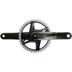 SRAM Force 1 AXS Crankset - 172.5mm, 12-Speed, 46t, 8-Bolt Direct Mount, DUB Spindle Interface, Gloss Natural Carbon, D1