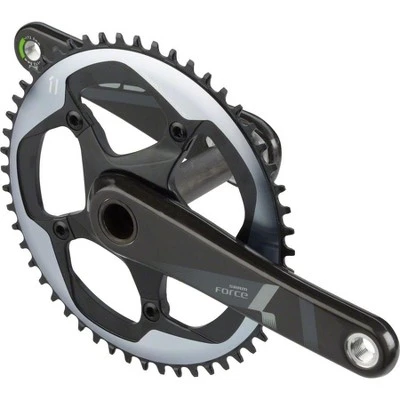 SRAM Force 1 Crankset - 172.5mm, 10/11-Speed, 52t, 130 BCD, GXP Spindle Interface, Black