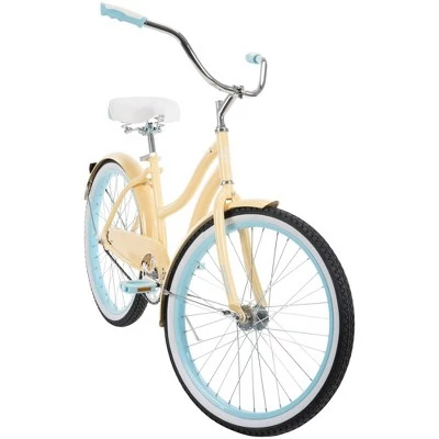 Huffy Women's Good Vibration 24" Cruiser Bike - Vanilla - Image 6