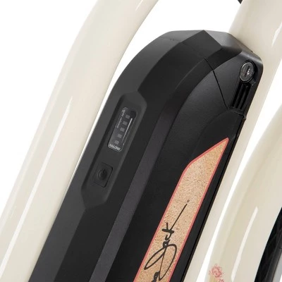 Huffy Women's Panama Jack 26" Cruiser Electric Bike - Off White - Image 8