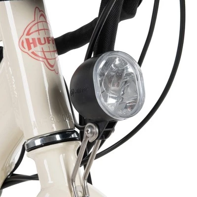 Huffy Women's Panama Jack 26" Cruiser Electric Bike - Off White - Image 10