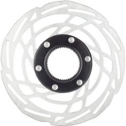 Jagwire Sport SR1 Disc Brake Rotor - 180mm, Center Lock, Silver