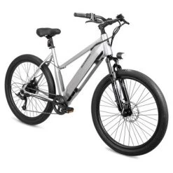 Schwinn Adult Marshall 27.5" Step-Thru Hybrid Electric Bike Gray
