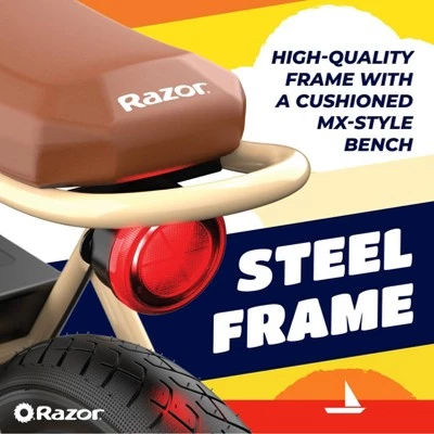 Razor Rambler Electric Scooter - Beige - Image 4