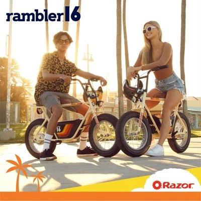 Razor Rambler Electric Scooter - Beige - Image 10