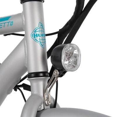Huffy Women's Everett Electric Bike - Silver - Image 10