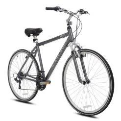 Kent Men's Ridgeway Sport 700c/28" Hybrid Bike - Gray