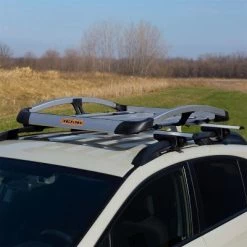 Rockland Aluminum Luggage Roof Rack Utility Carrier for Cargo Space for Luggage, Camping Gear, Kayaks and More on Cars, SUVs, and Vans, 49 x 37.8 In