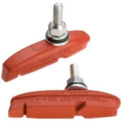 Kool-Stop Eagle Claw II Cantilever Brake Pad Threaded Post Salmon Compound