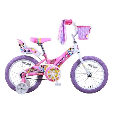 Titan Bikes Titan Flower Princess 16" Kids' BMX Bike - Pink