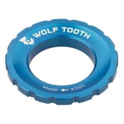Wolf Tooth CenterLock Rotor Lockring - Black | Durable Anodized Finish
