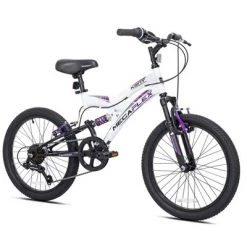 Kent Megaflex G 20" Kids' Bike - White/Purple