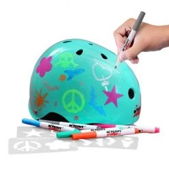 Wipeout Dry Erase Kids' 8+ Helmet - Teal