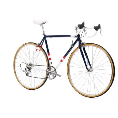 State Bicycle Co. Adult Bicycle 4130 Road Bike - Americana 8-Speed | 29" Wheel Height
