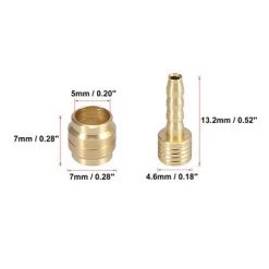 X AUTOHAUX 10 Set Bicycles Brake Hose Hydraulic and Olive Connector Insert Kit for Magura