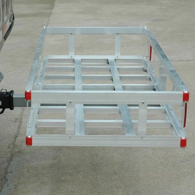 Rockland Universal Aluminum Cargo Carrier Rack Fits SUVs, Trucks, Cars, and RVs with 2 x 2 Inch Receiver Hitches, 31 x 49 Inches, 500 Pound Capacity - Image 3
