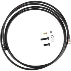 TRP Disc Brake Banjo Hose Kit - 2000 x 5.0mm, Black